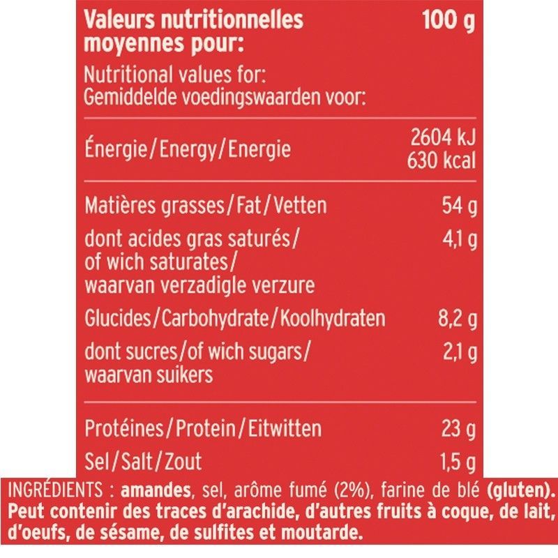 Amandes Goût Fumé de Californie