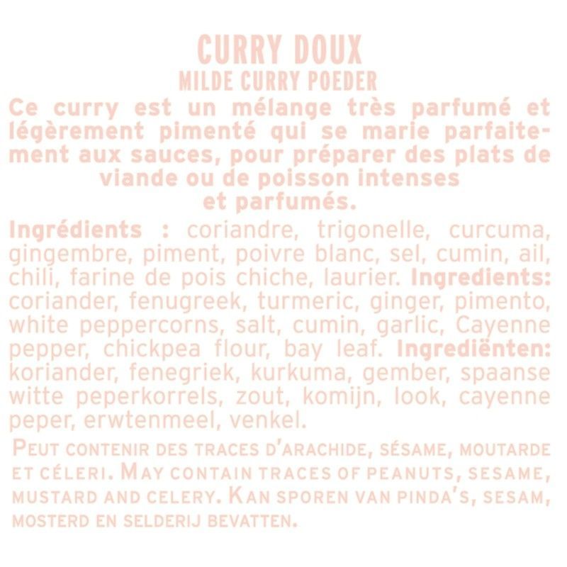 Töpfchen Informationsblatt Milder Curry Albert Ménès