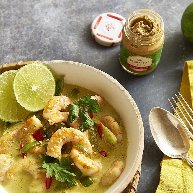 Pâte de Curry Vert BIO