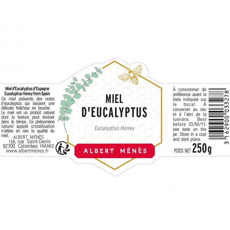Miel d'Eucalyptus d'Espagne