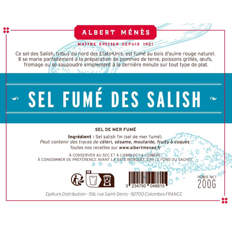 Eco recharge Sel fumé des salish bat