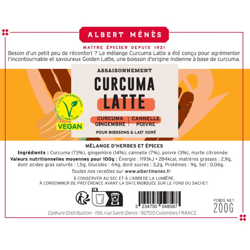 Eco-Recharge Mélange Curcuma Latte bat