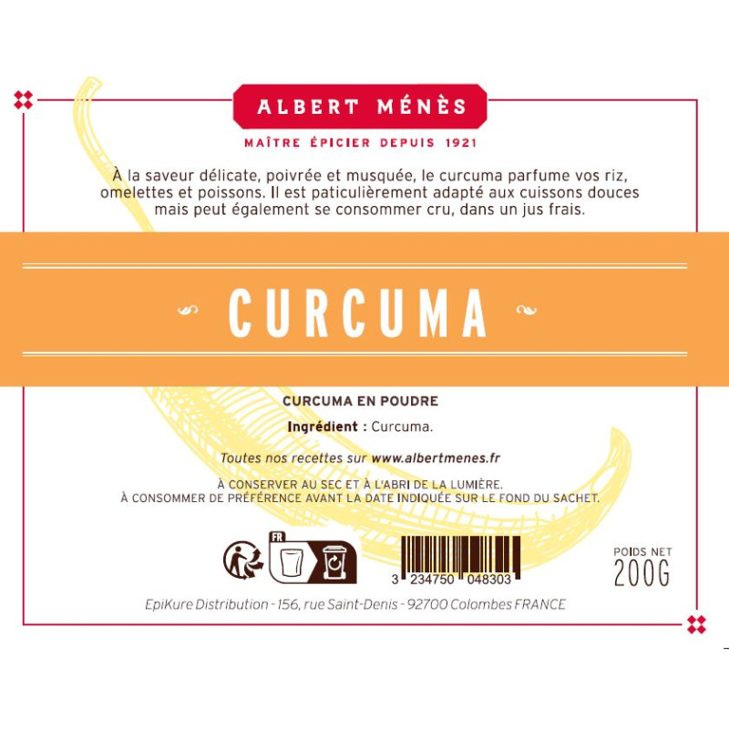 Curcuma éco recharge Albert Ménès bat