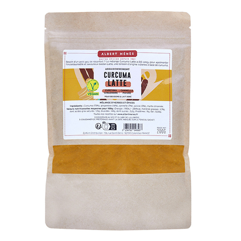 Eco-Recharge Mélange Curcuma Latte Albert Ménès