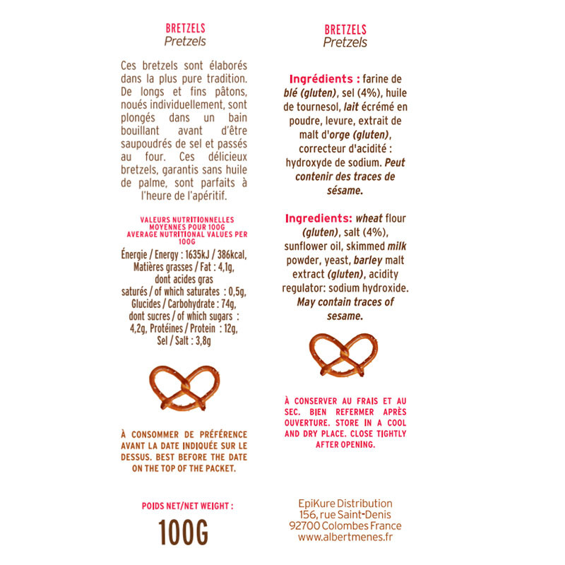 Bretzels fiche informative