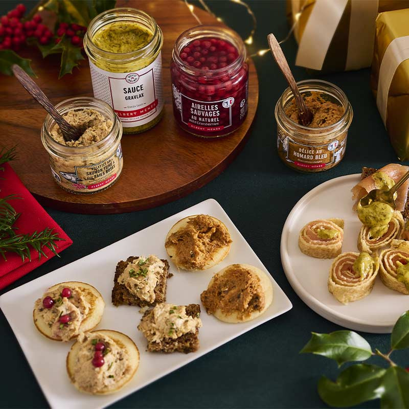 Photo airelles sauvages ambiance aperitif noel