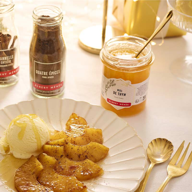 ambiance miel de thym dessert noel