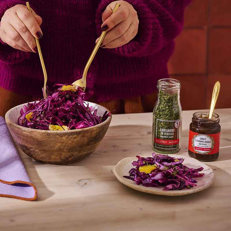 confit d'oignons rouges albert menes