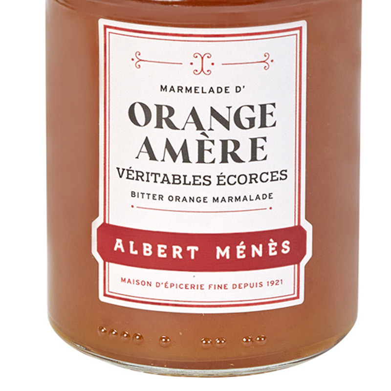Marmelade d'Orange Amère Ecorces Fines albert ménès