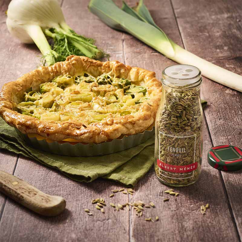 tarte aux poireaux fenouil albert ménès