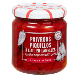 Poivrons Piquillo à l'Ail en Lamelles