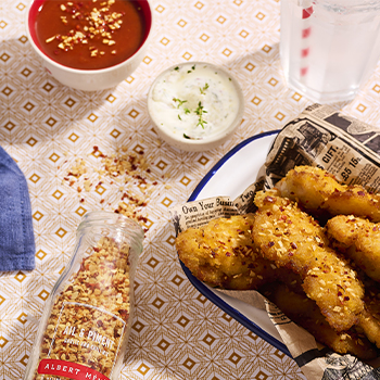 Recettes facile et rapide poulet pané ail et piment