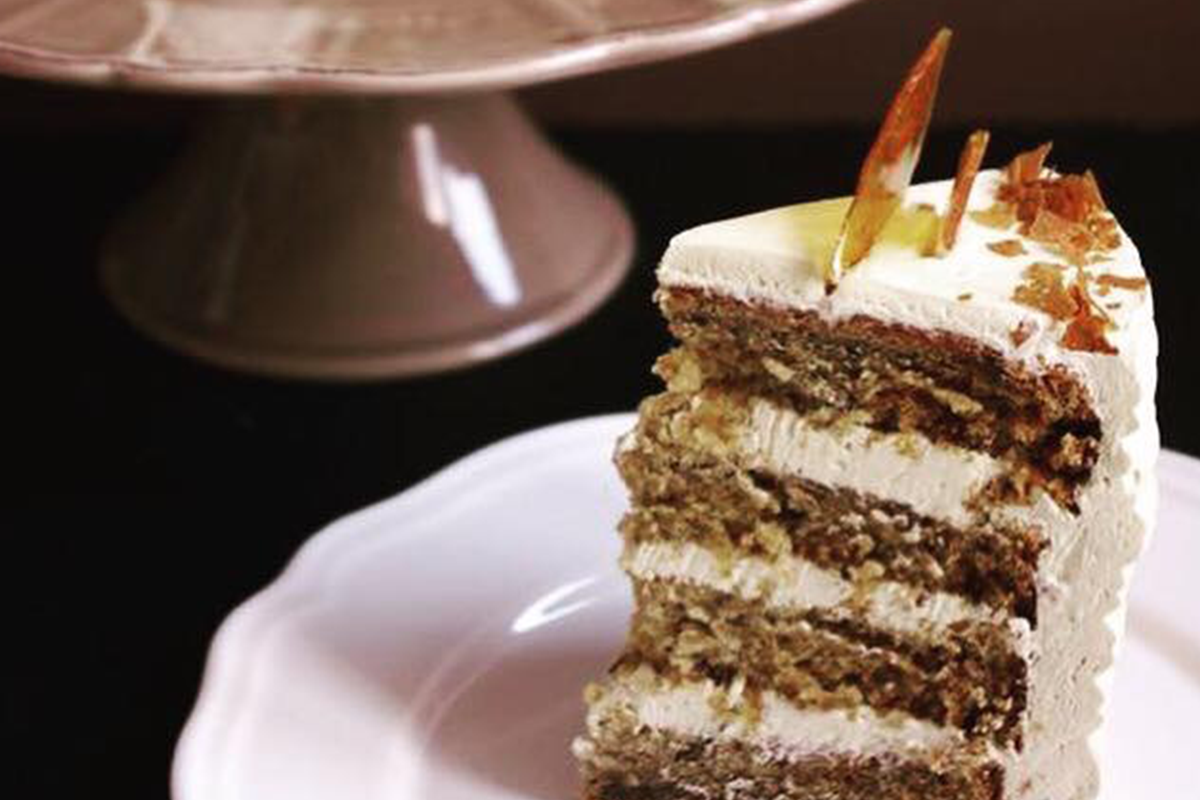 Carrot layercake à la crème de marron Carrot layercake à la crème de marron