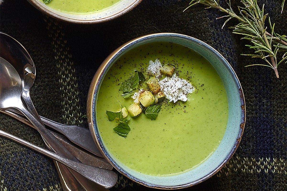 Velouté de courgettes épicé Velouté de courgettes épicé