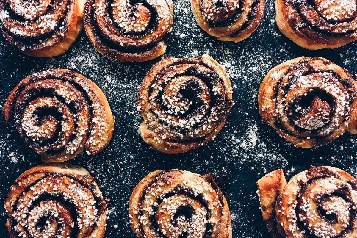 Kanelbullar, petits pains suédois à la cannelle Kanelbullar, petits pains suédois à la cannelle