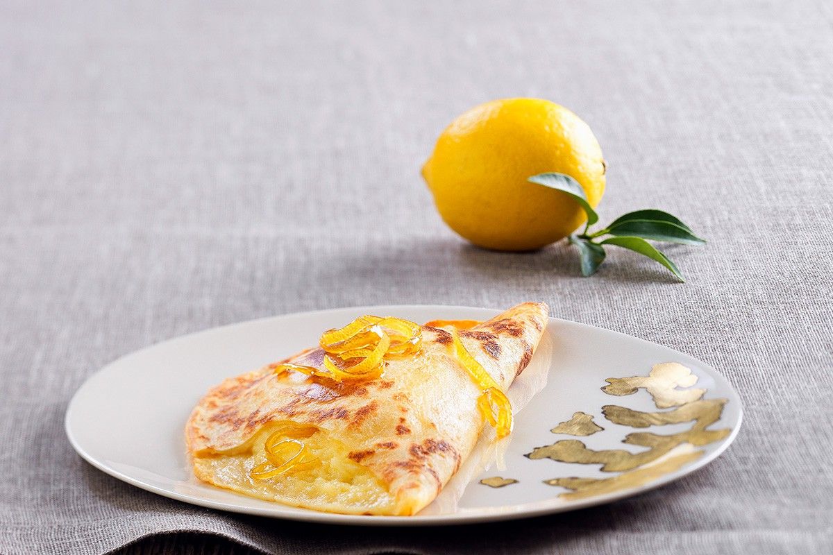 Crêpe soufflée au Lemon Curd Crêpe soufflée au Lemon Curd