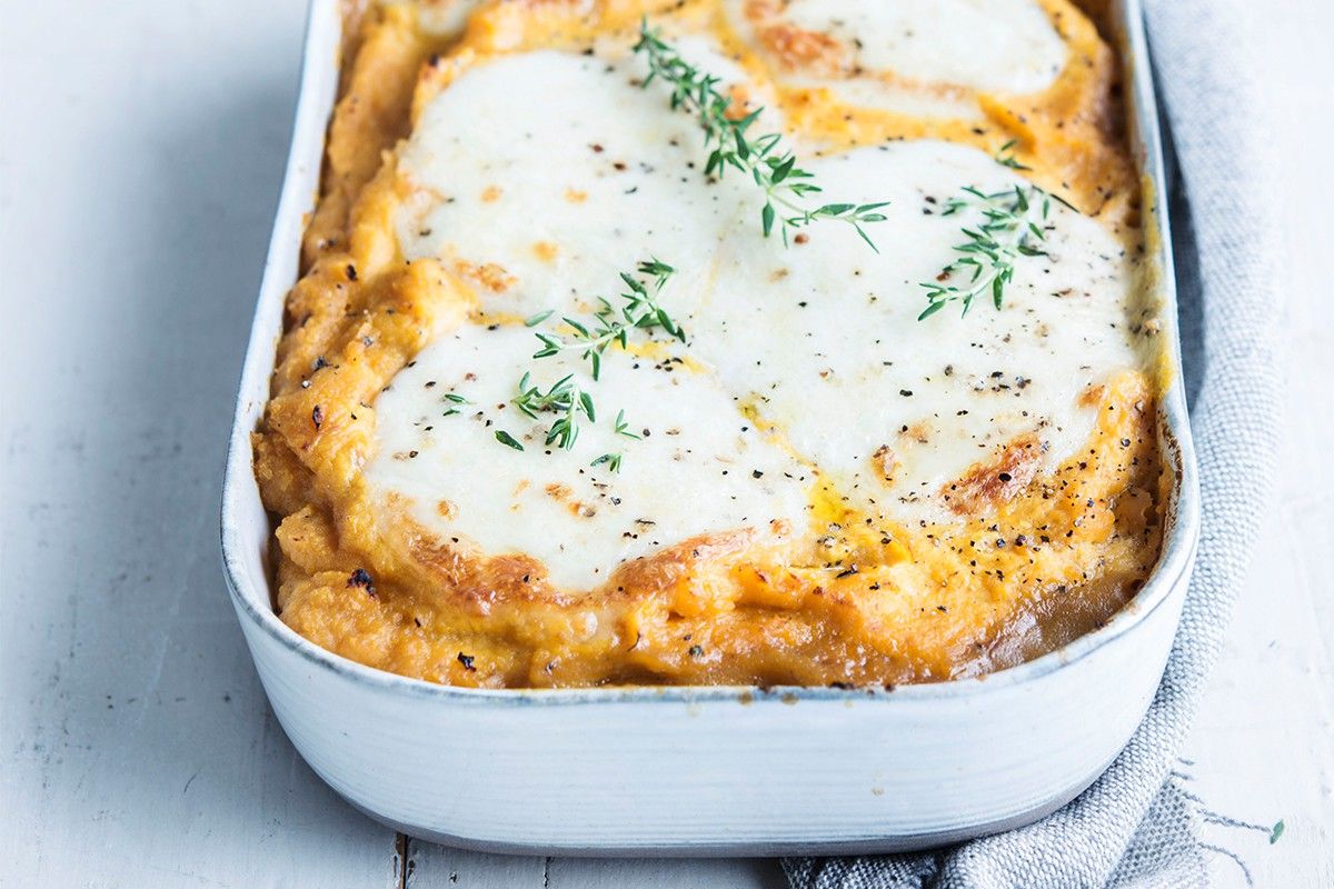 Parmentier de champignons et patates douces Parmentier de champignons et patates douces