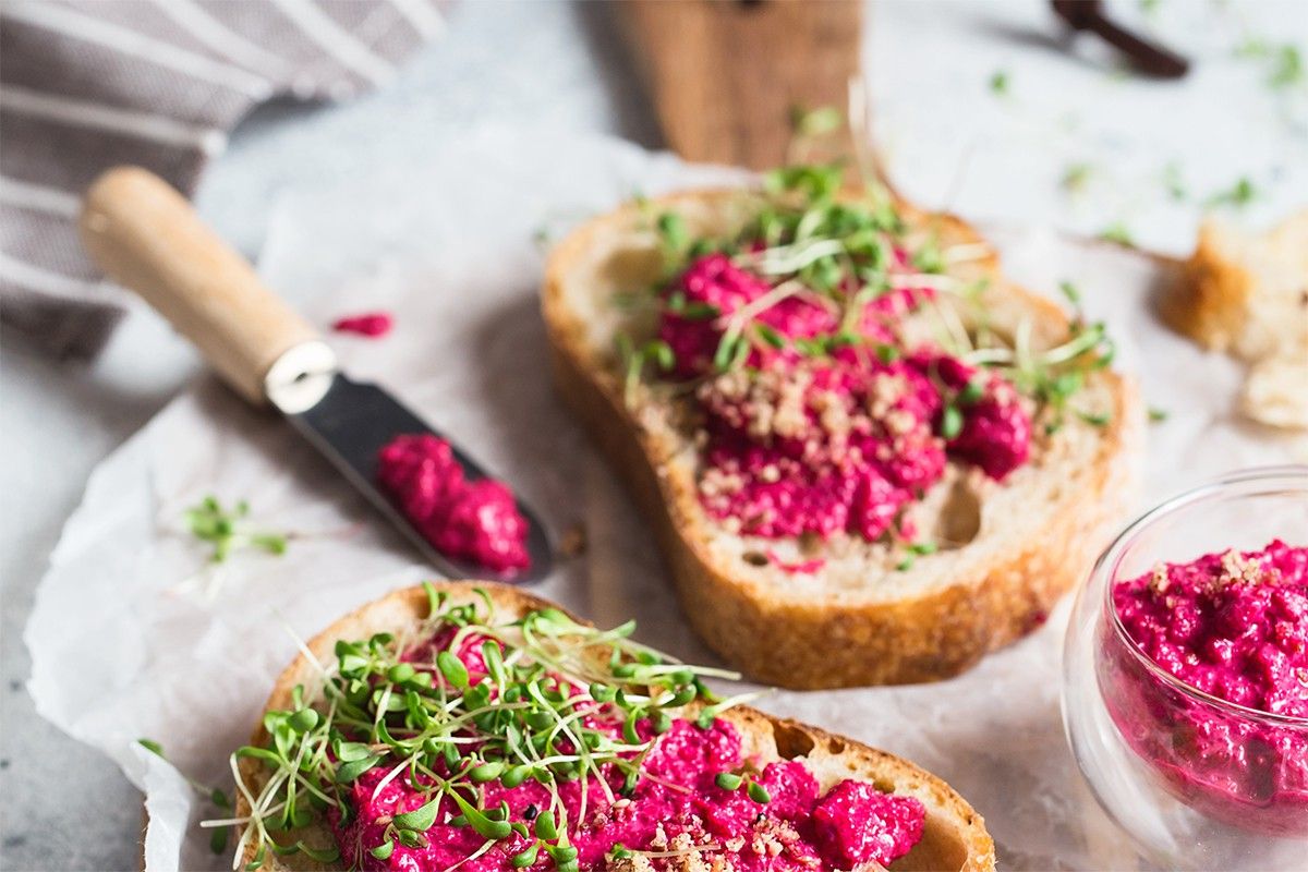 Houmous Rose à la Betterave Houmous Rose à la Betterave
