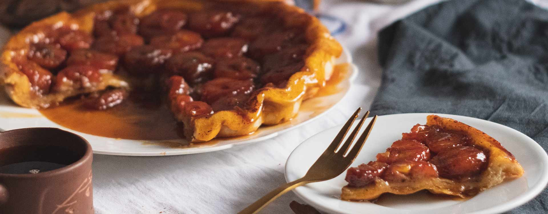 Tarte aux pommes et aux coings façon tatin Tarte aux pommes et aux coings façon tatin